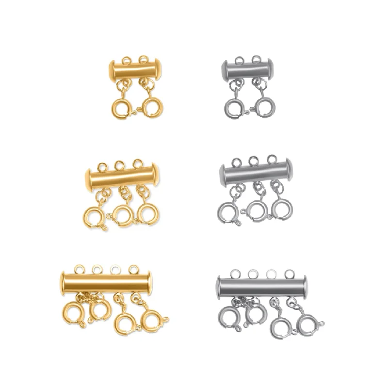 Women’s classic diamond rings-Necklace Layering Clasps