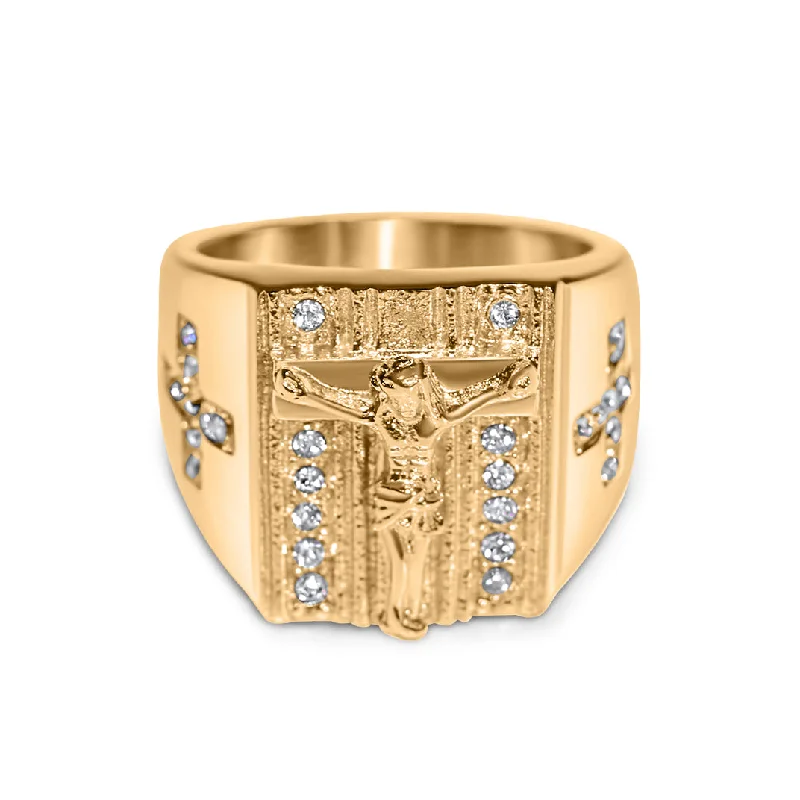 Women’s eternity rings-Jesus Cross Ring