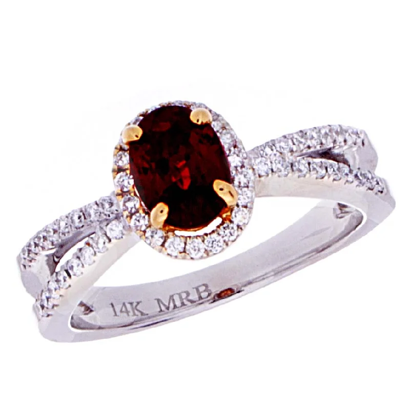 Women’s classic gold rings-Burmese Ruby Ring