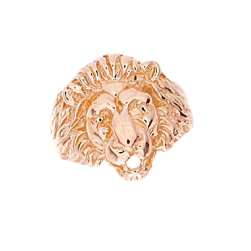 Women’s stackable rings-Mens Lion Ring