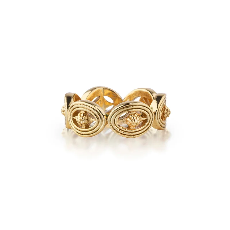 Women’s twisted rings-Monique Ring - Gold