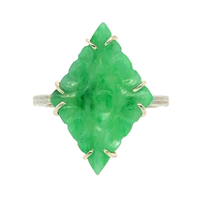 Carved Jade Ring