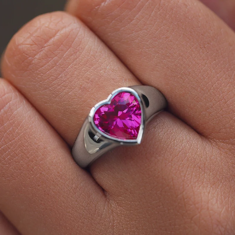 Women’s heart-shaped rings-Valentine Ring