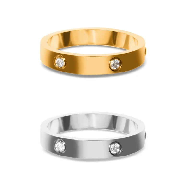 Women’s polished rings-Diamonds All Around Ring