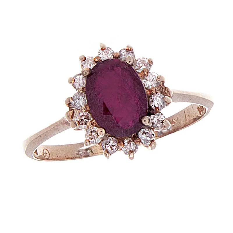 Women’s sparkling rings-Ruby Ring