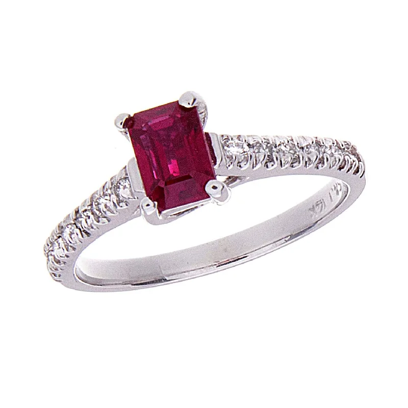 Women’s polished rings-Ruby Rings