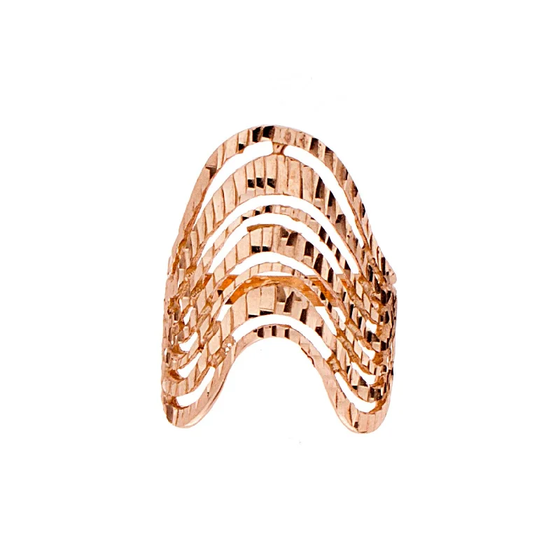 Women’s contemporary rings-Ladies Fancy Gold Ring