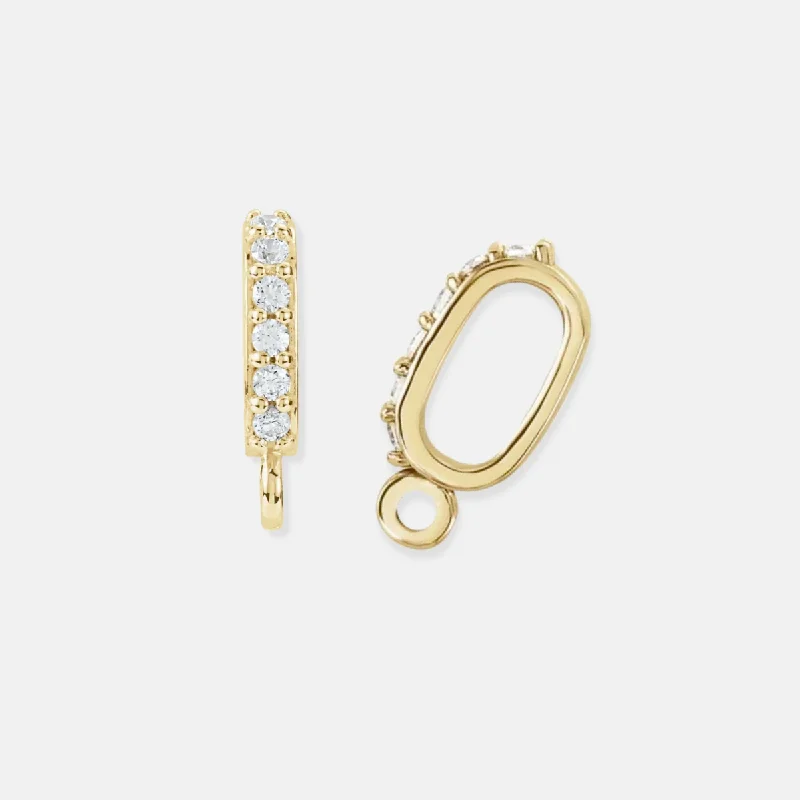 Women’s geometric statement rings-Diamond Jumpring