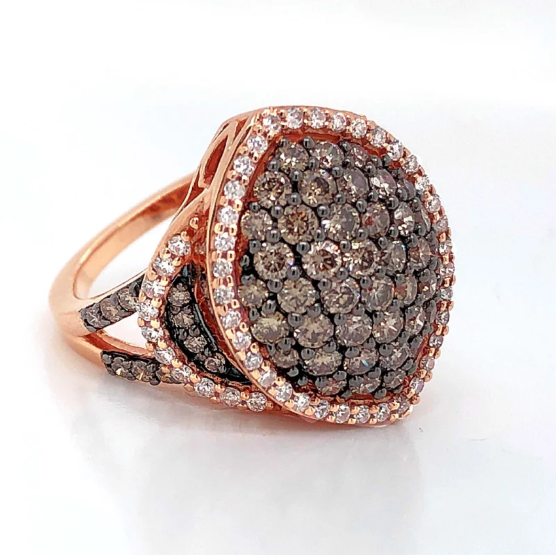 Women’s heart-shaped rings-Choco Diamonds  Ring