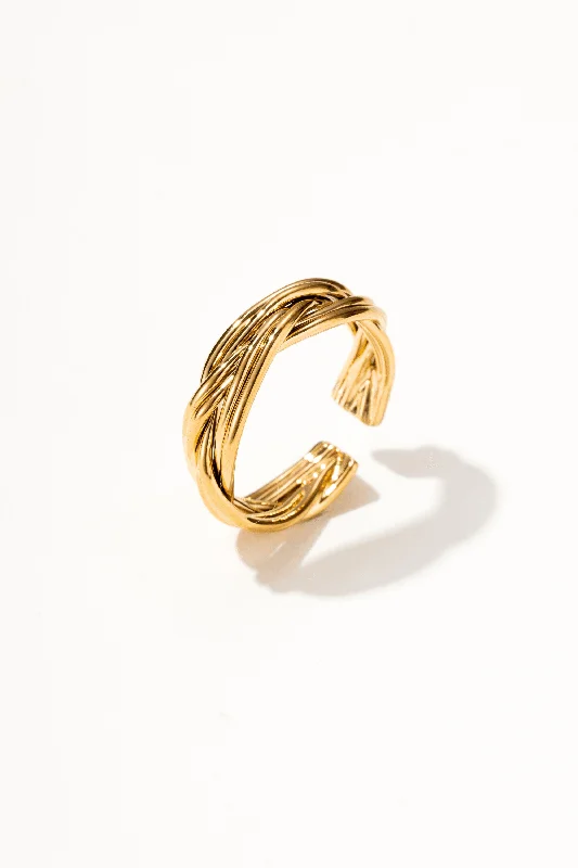 Women’s bohemian rings-Ambrose Gold Ring