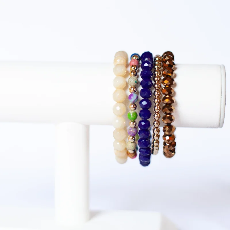 Women’s contemporary rings-Ainsley Spring Stack