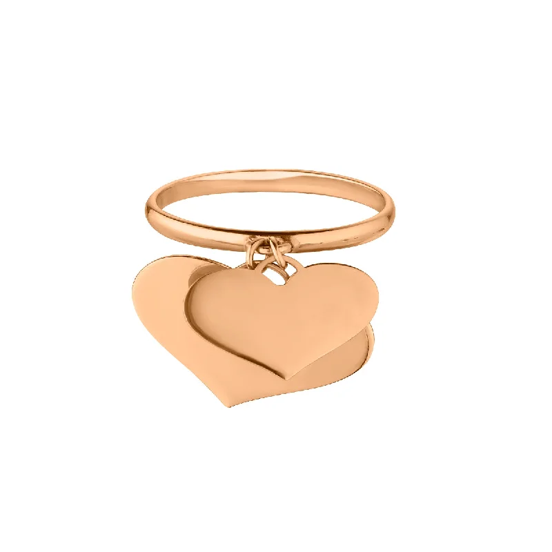 Women’s statement cocktail rings-MULTI HEART RING