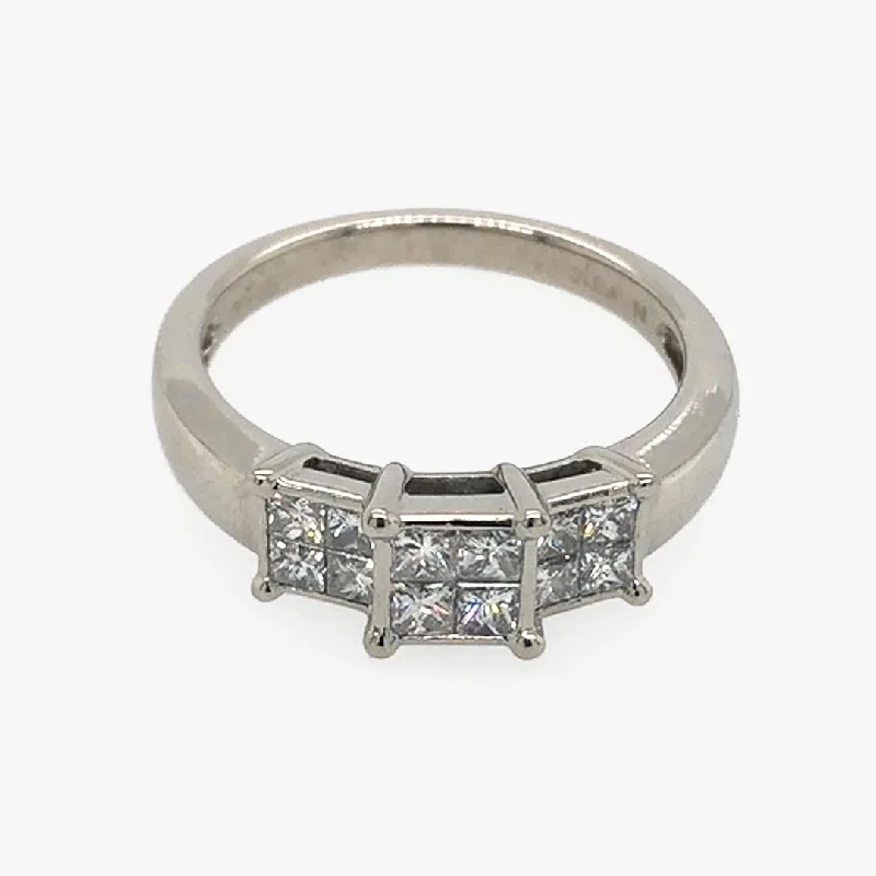 Diamond Cluster Ring