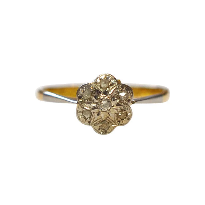 Diamond Daisy Ring