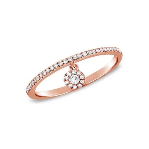 Women’s stacked engagement rings-Diamond Ring