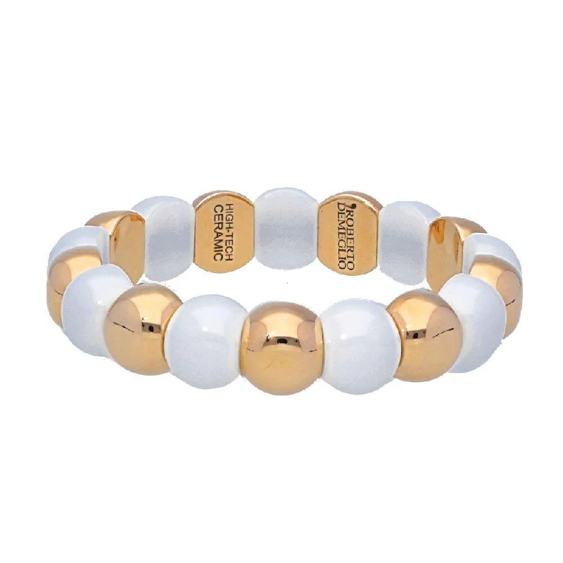 Women’s matching bracelets and rings-Ceramic Bead Bracelet