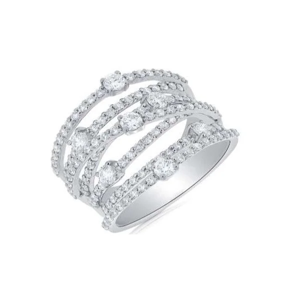 Women’s white gold engagement rings-Diamond Ring