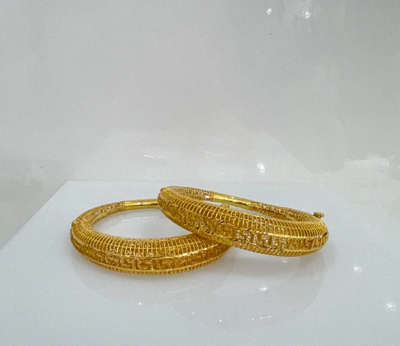 Women’s designer bangles-21k Gold Bracelets