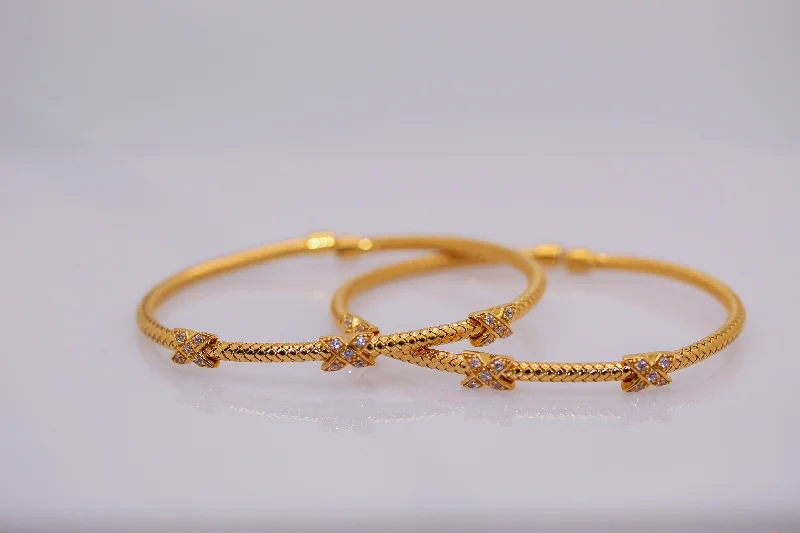 Women’s sapphire bracelets-21k Gold X Himo Bracelet