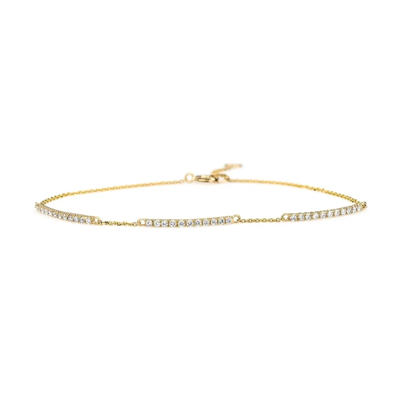 Women’s heart-shaped bangle bracelets-Diamond Tennis Bracelet