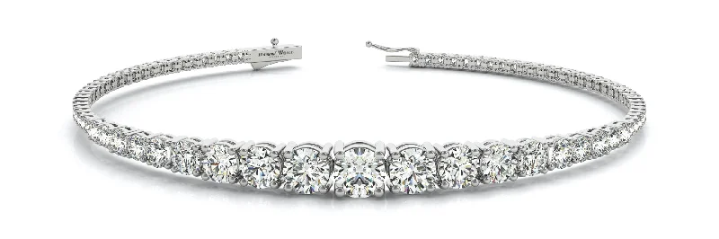 Women’s boho bracelets-Dégrade Classic Brilliant cut Diamonds Bracelet