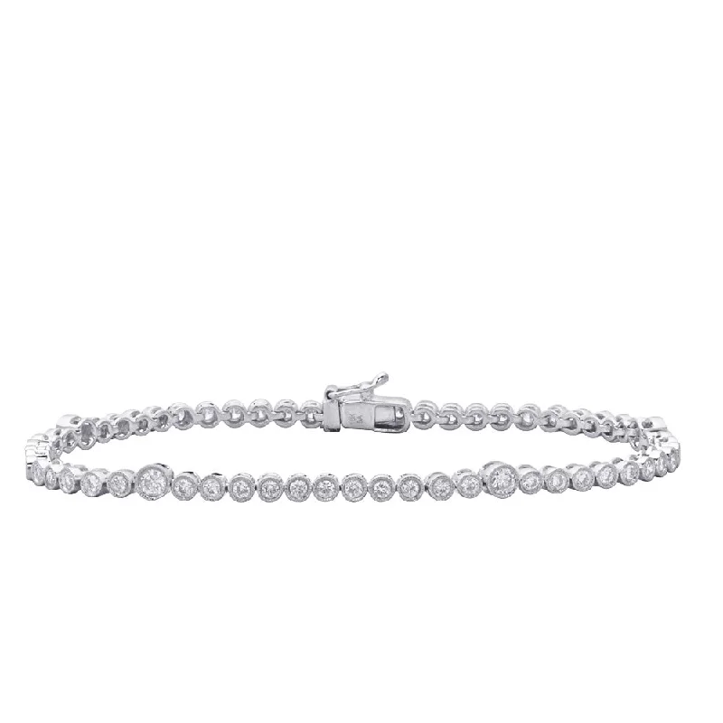 Women’s gemstone bracelets-Diamond Tennis Bracelet