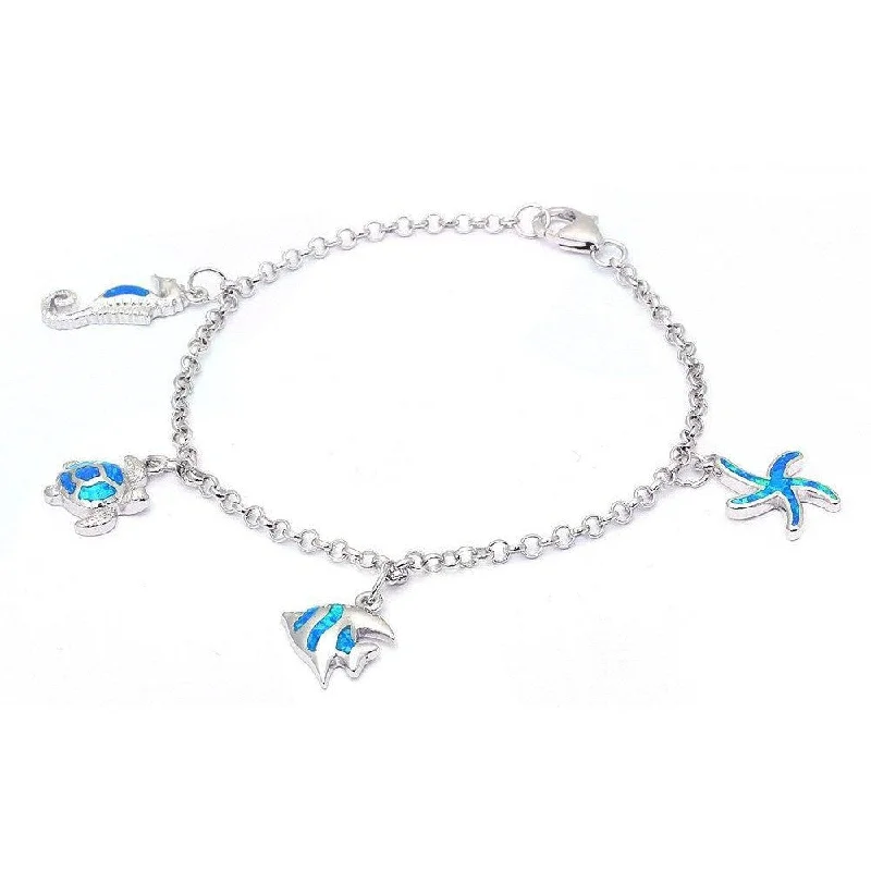 Women’s tennis bracelets-Sea Life Nautical Bracelet