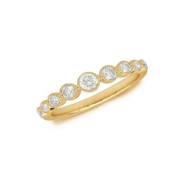 Women’s gold engagement rings-Diamond Ring