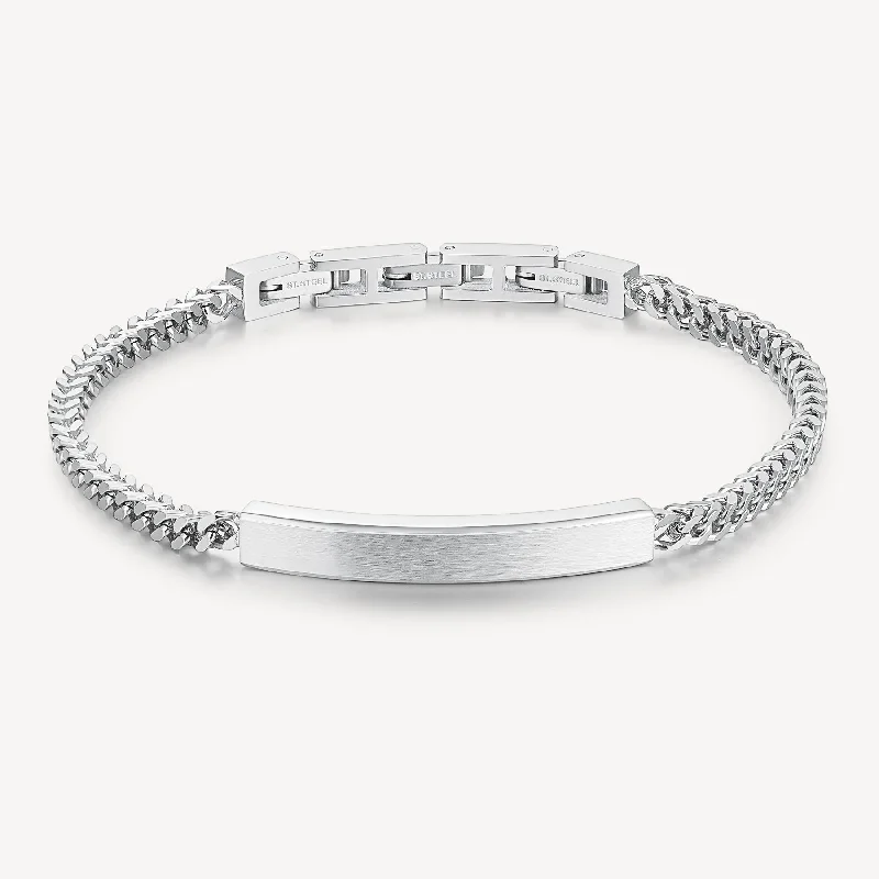 Women’s bangles-Bar Bracelet in Stainless Steel