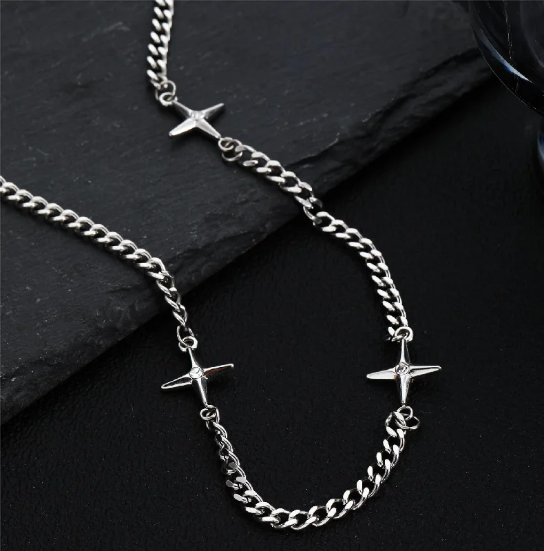 Multiple Asterism Necklace 55 5cm