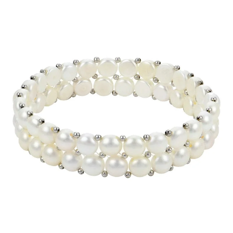 Women’s romantic bracelets-Cultured Freshwater Pearl Bracelet