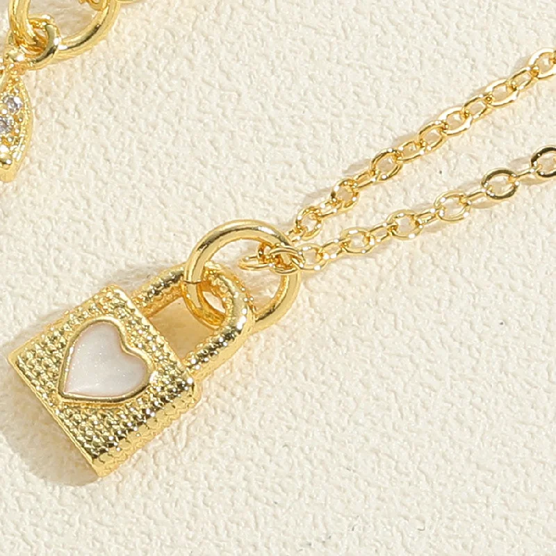 Heart-Shaped Drip Lock Necklace