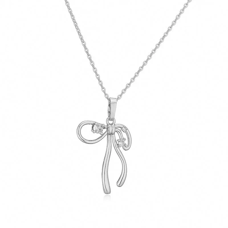 White Gold Color Style B Necklace 1