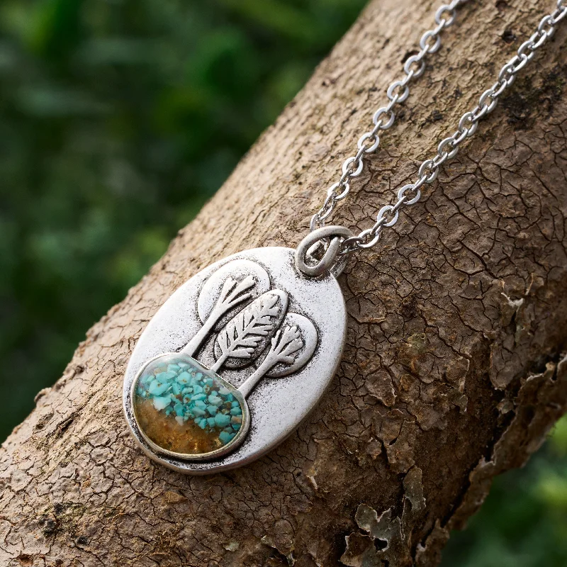 Women’s unique necklaces-Vicky's Three Little Trees Necklace