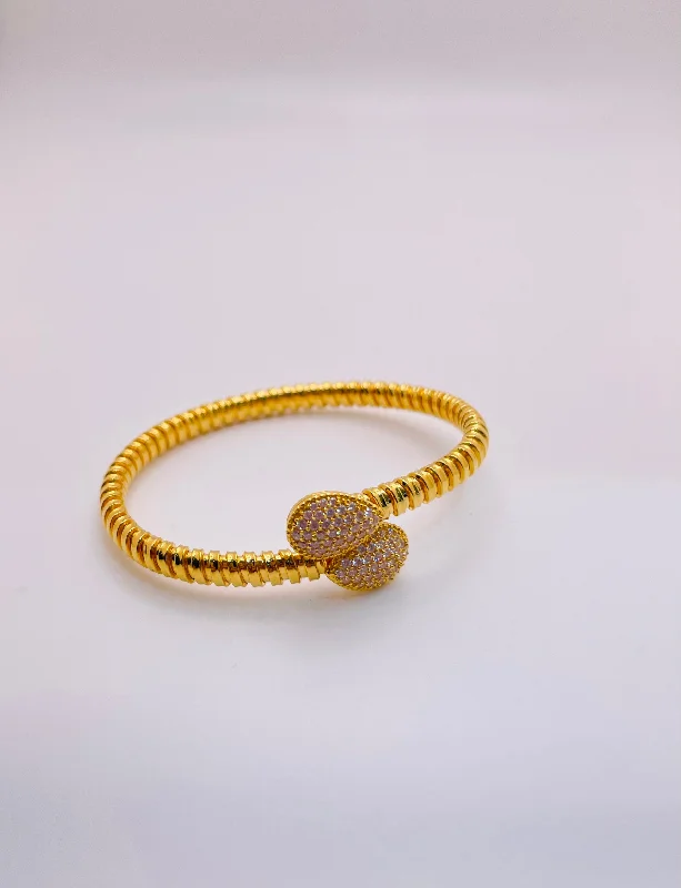 Women’s pearl bangles-21k Gold Himo Bangle Bracelet