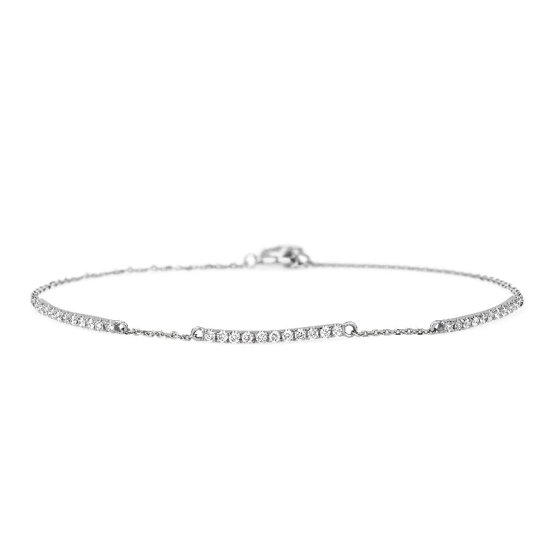 Women’s eco-friendly bracelets-Diamond Tennis Bracelet