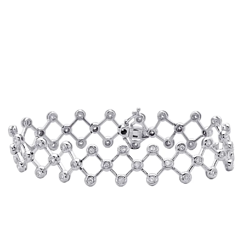 Women’s statement bracelets-Diamond Bracelet