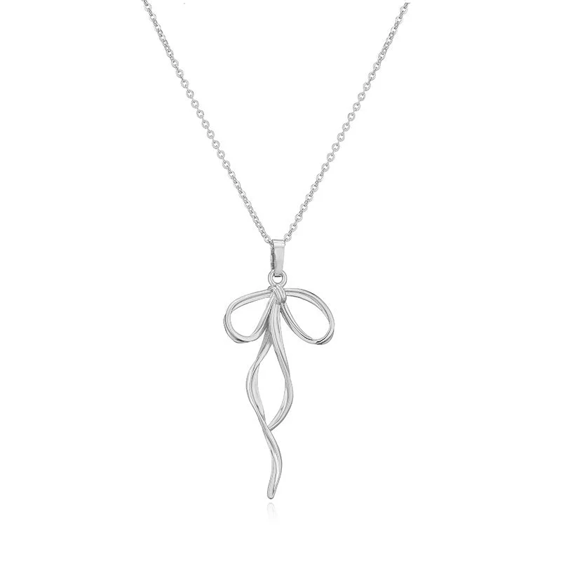 White Gold Color Style C Necklace 1