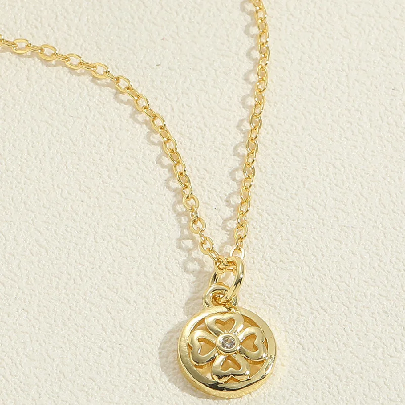 round Flower Necklace