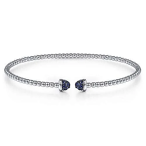 Women’s crystal bangles-Sapphire Bracelet