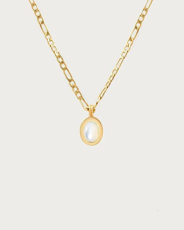 Women’s designer necklaces-Devon Necklace in Mother of Pearl