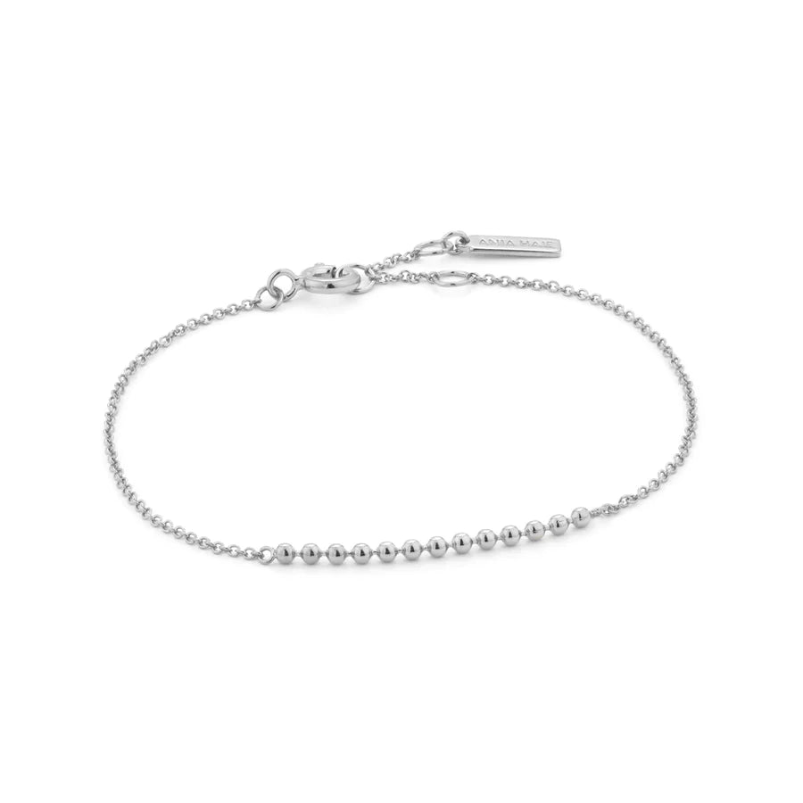 Women’s elegant bracelets-Silver Modern Multiple Balls Bracelet in Sterling Silver