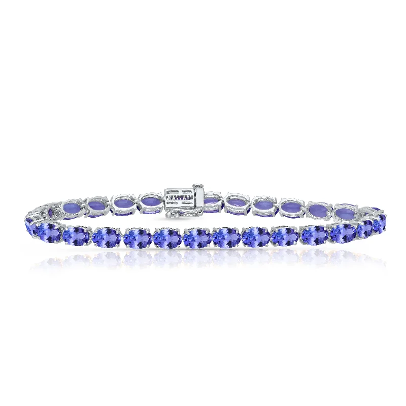 Women’s pearl cuff bracelets-Kallati Tanzanite Bracelet