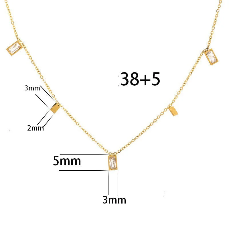 A8174-Square Necklace