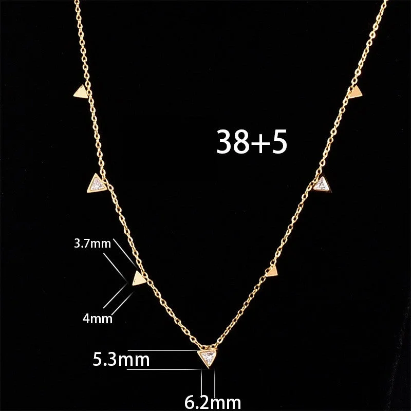 ADX143-Triangle Necklace