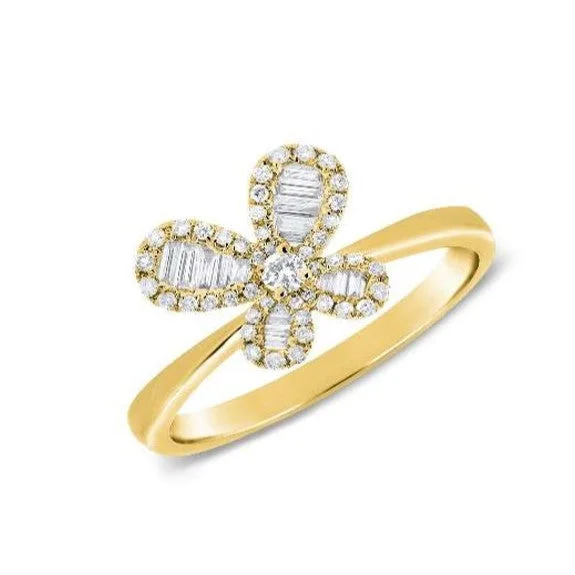 Women’s simple engagement rings-Diamond Ring