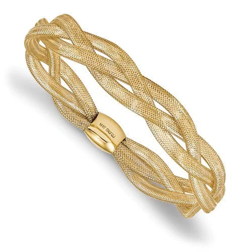 Women’s stylish cuff bracelets-14k Fancy Stretch Bangle Bracelet