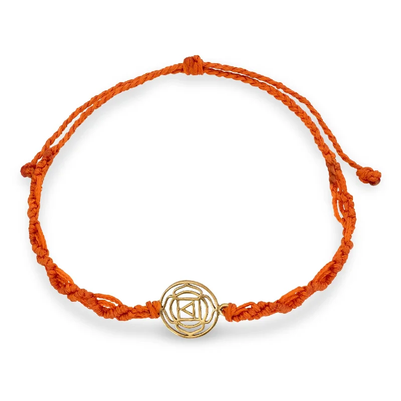 Women’s colorful bangle bracelets-Sacral Chakra Bracelet